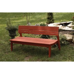 Four Seat Bench with Back