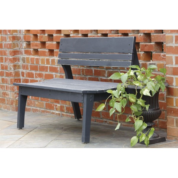 Two Seat Bench with Back