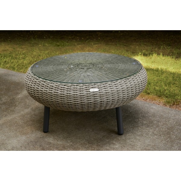Round Wicker Coffee Table